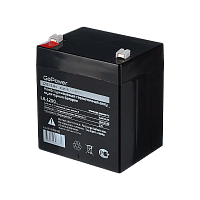 Аккумулятор свинцово-кислотный GoPower LA-1250 12V 5Ah клеммы T2/ F2 (1/10)