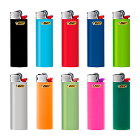 Зажигалка кремниевая BIC J3 ассорти (50/600) 