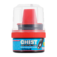Крем-блеск для обуви CHIST 60мл с губкой черный (1/12/48)
