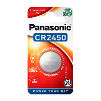 Батарейка Panasonic Power Cells CR2450 BL1 Lithium 3V CN (Китай)