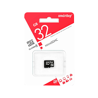 Карта памяти microSD Smartbuy 32GB Class4 4 МБ/сек без адаптера