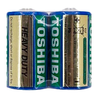 Батарейка Toshiba KG R14 C Shrink 2 Heavy Duty 1.5V (2/24/480)