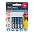 Батарейка GoPower LR03 AAA BL4 Alkaline 1.5V (4/48/576)