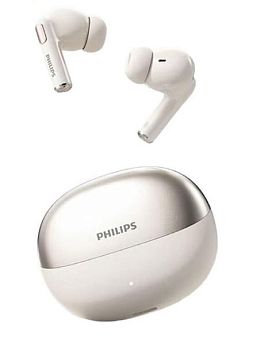 Наушники внутриканальные Philips TAT1120 bluetooth 6.0 с микр. Type-C белый (1/60)