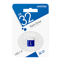 Флеш-накопитель Smartbuy Lara 32GB USB2.0 пластик синий