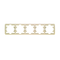 Рамка Makel Mimoza 5пост. кремовый 32059 (1/5)