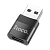 Адаптер HOCO UA17 USB (m)-Type-C (f) черный (1/37/370)