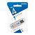 Флеш-накопитель Smartbuy V-Cut 4GB USB2.0 пластик серебряный