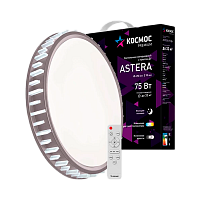 Светильник настенно-потолочный Космос ASTERA Premium 75W 230V LED накладной пульт ДУ белый (1/5)