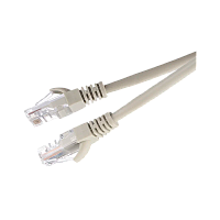 Патч-корд GoPower RJ-45 (m)-RJ-45 (m) 3м кат.5е ПВХ 26AWG CCA серый в пакете (1/100) 