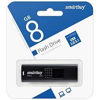 Флеш-накопитель Smartbuy Fashion 8GB USB3.1 пластик черный