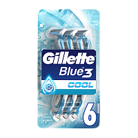 Бритва одноразовая Gillette "BLUE3 Cool" 3 лезвия ENG 6шт. (1/12)