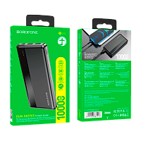 Внешний аккумулятор Borofone BJ24 10000mAh 2.0A microUSB/Type-C черный (1/42)