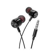 Наушники внутриканальные HOCO M87 с микр. черный (1/21/210)