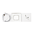 Наушники вставные TWS PODS 3 bluetooth 5.0 с микр. Чип JL 6973 D4 белый (1/100)