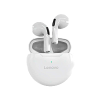 Наушники вставные Lenovo HT38 bluetooth 5.0 с микр. белый