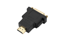 Переходник GoPower HDMI (m)-DVI-D (f) черный Premium Zip-Lock c подвесом (1/250) 