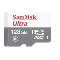Карта памяти microSD SanDisk ULTRA 128GB Class10 UHS-I (U1) 48 МБ/сек с адаптером