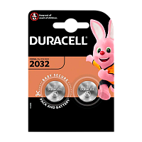 Батарейка Duracell CR2032 BL2 Lithium 3V (2/20/200)
