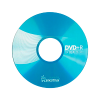 Диск DVD+R Smartbuy 4.7GB 16x Shrink 50 (50/250)