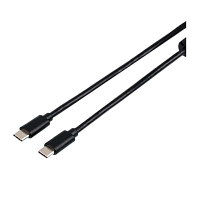 Кабель Atcom Type-C (m)-Type-C (m) 0.8м ПВХ черный (1/10/500)