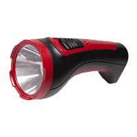 Фонарь туристический Космос 101 1W 1LED от аккумулятора 2 режима красный черный (1/12/48)