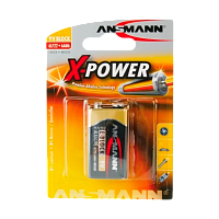 Батарейка Ansmann X-POWER Крона 6LR61 BL1 Alkaline 9V 
