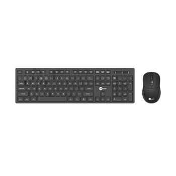 Набор клавиатура+мышь беспроводной Lenovo KW201 английская раскладка черный