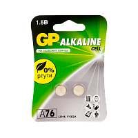 Батарейка GP G13/LR1154/LR44/357A/A76 BL2 Alkaline 1.5V (2/20/960)