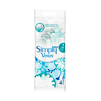 Бритва одноразовая Gillette "VENUS Simply 2 (Satin Care)" 2 лезвия ENG 4шт. (1/12)
