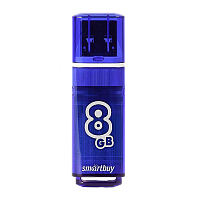 Флеш-накопитель Smartbuy Glossy 8GB USB3.0 пластик синий