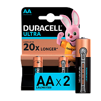Батарейка Duracell ULTRA POWER LR6 AA BL2 Alkaline 1.5V (2/40/16720)