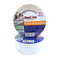 Скотч NewLine 48мм*25м 150мкм малярный (1/36)