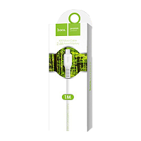 Кабель HOCO X20 USB (m)-microUSB (m) 1м 2.4A ПВХ белый (1/30/300)