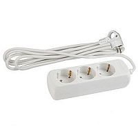 Удлинитель ЭРА UX 3р.С/З 3р.Б/З 10A 7.0м белый