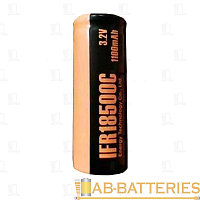 Аккумулятор ET IFR18500C-FT 18.0*50.0, 1100mAh, Li-Fe, 3.2V (1/400)