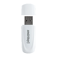 Флеш-накопитель Smartbuy Scout 16GB USB2.0 пластик белый 