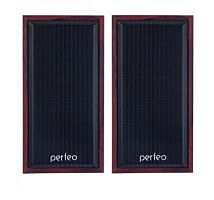 Колонки 2.0 Perfeo CABINET Jack 3.5мм махагон 