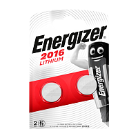 Батарейка Energizer CR2016 BL2 Lithium 3V (2/20/280)