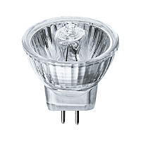 Лампа галогенная Navigator MR11 GU5.3 50W 3000К 230V софит 35мм прозрачная (1/10/200)