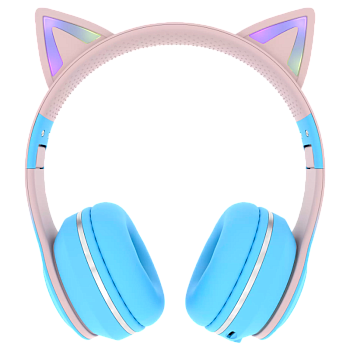 Наушники накладные MORE CHOICE HW25kids bluetooth 5.1 с микр. голубой (1/16/32) 