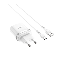 Сетевое З/У HOCO C12Q 1USB 3.0A QC3.0 белый (1/10/100) 