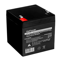 Аккумулятор свинцово-кислотный GoPower LA-1250 12V 5Ah клеммы T1/ F1 (1/10)