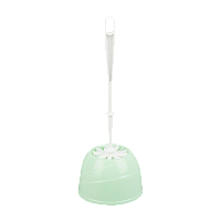 Ершик для унитаза BEROSSI "Aqua" 35.4см x 13.42см с подставкой салатовый (1/20)