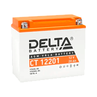 Аккумулятор для мототехники Delta CT 12201 12V 20Ah (1/4) 