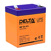 Аккумулятор свинцово-кислотный Delta HR 12-4.5 12V 4.5Ah (1/10)