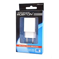 Зарядное устройство ROBITON USB2100 white BL1 (1/20/40)