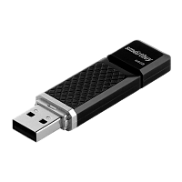 Флеш-накопитель Smartbuy Quartz 64GB USB2.0 пластик черный