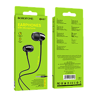 Наушники внутриканальные Borofone BM57 с микр. черный (1/76/304)