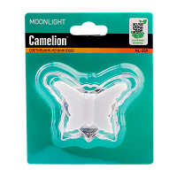 Ночник Camelion NL-259 "бабочка RGB" LED 0.3W 220V в розетку (1/30/120) 
